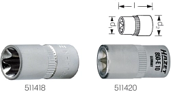 Nástrčná hlavice 1/4" TORX